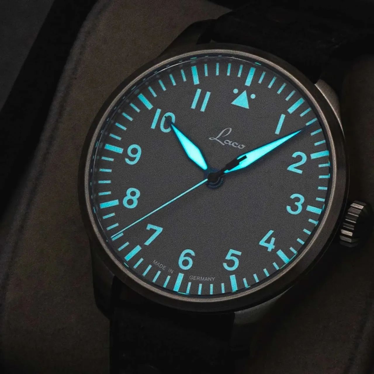 Relógio Laco Pilot Basic Augsburg Automático Cinza   - Foto 4