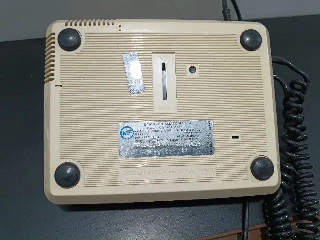Telefone de tecla antigo Ericsson Ano de 1991 - Foto 6