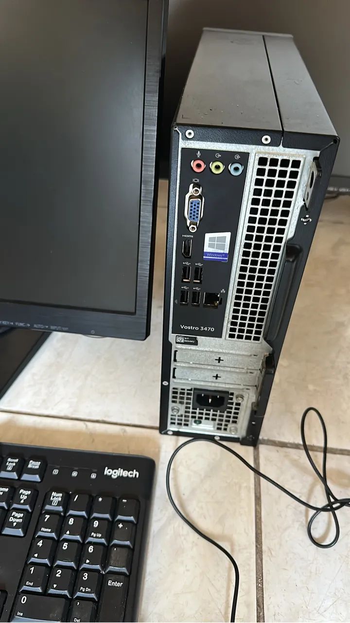 Dell vostro i5 oitava geração completo tela 20 polegadas ssd 256 loja com garantia  - Foto 5