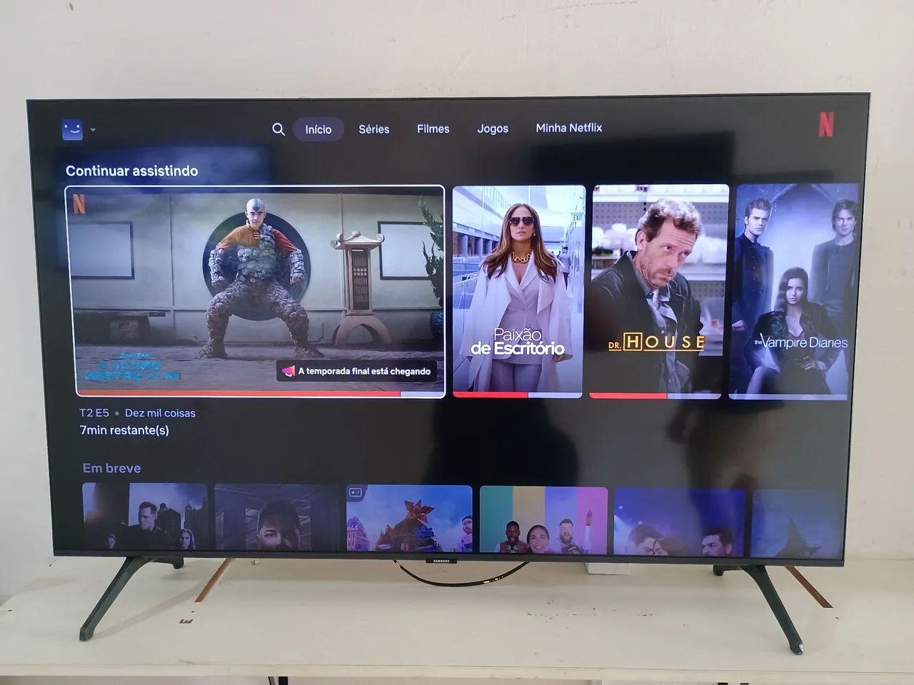 Tv Samsung 50 polegadas smart 4k Alexa comando de voz Bluetooth na caixa com vídeo Xbox  - Foto 2