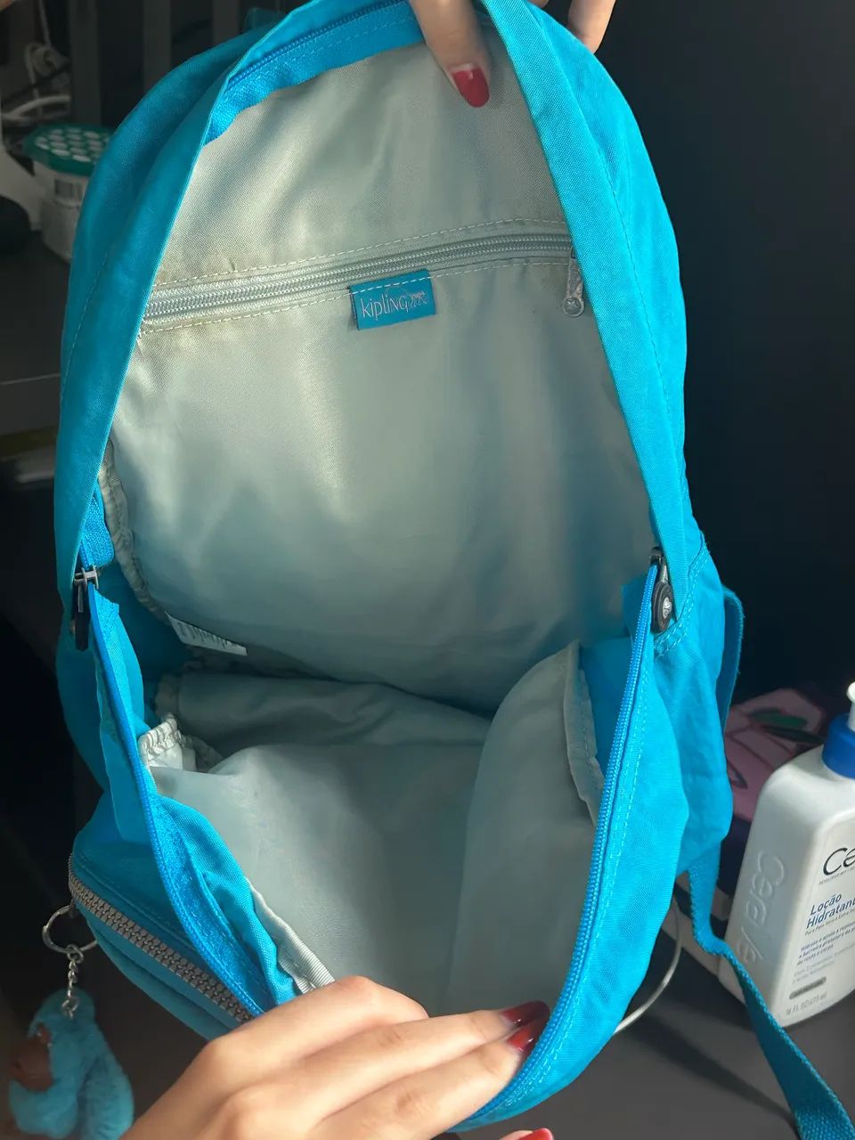 Mochila kipling Original Azul - Foto 3