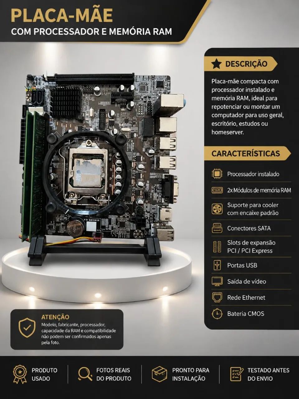 Placa Mãe pra PC