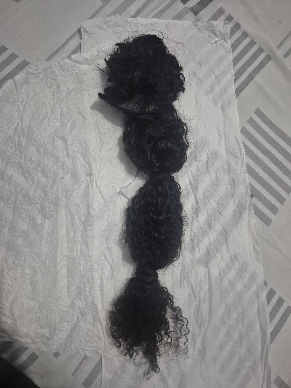 Mega hair, cabelo humano. 