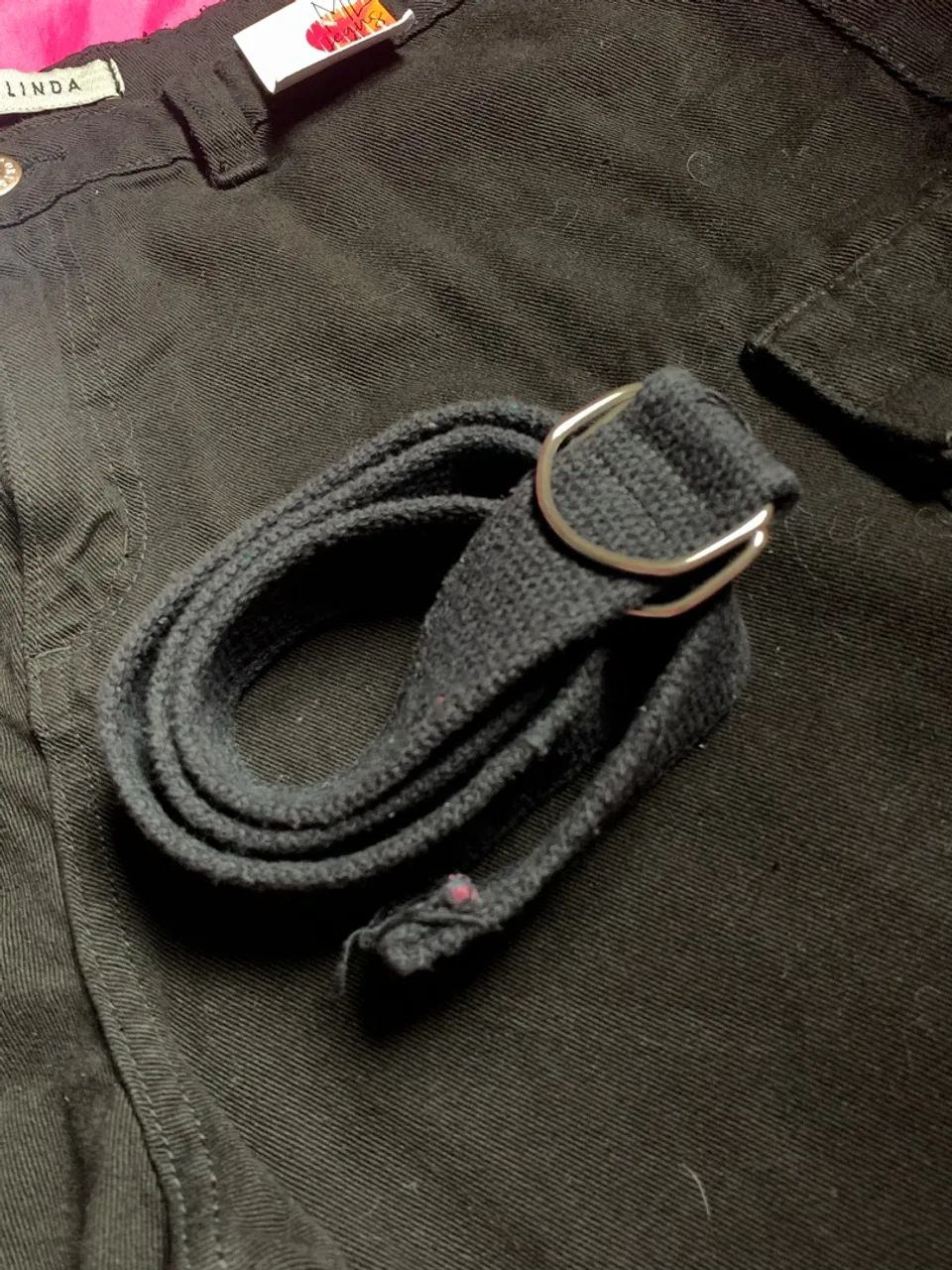 short jeans cargo feminino - Foto 4