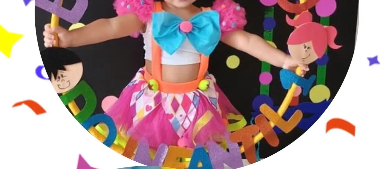 Fantasia Palhacinha Infantil 2 anos  - Foto 4