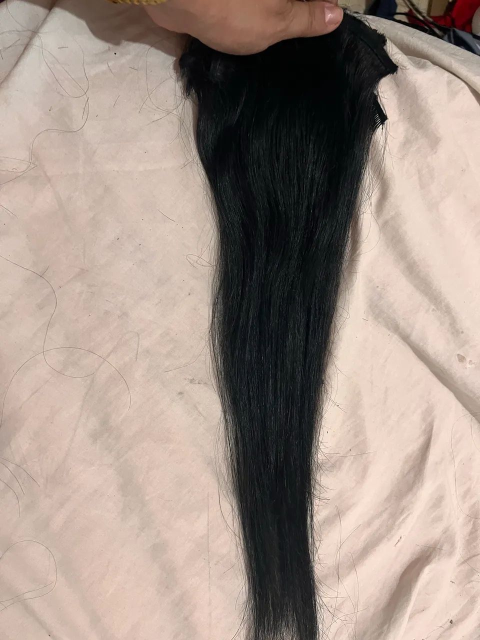 2 telas de cabelo humano 55 cm - Foto 2