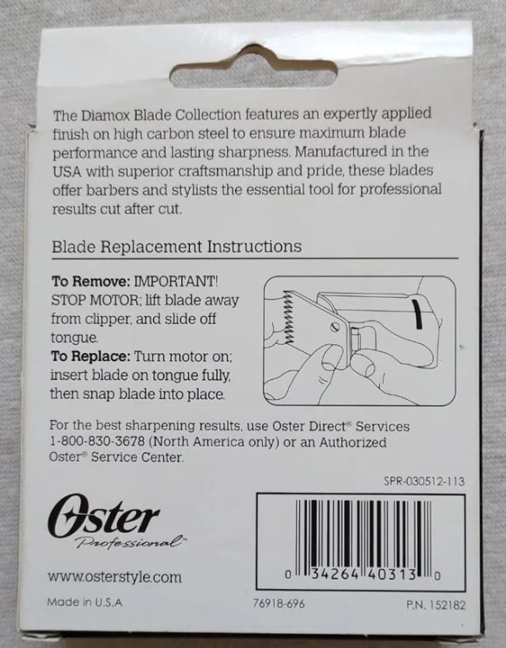 Lâmina 7F Oster Tosa para Máquinas de tosa Andis Oster Whal nova na embalagem - Foto 2