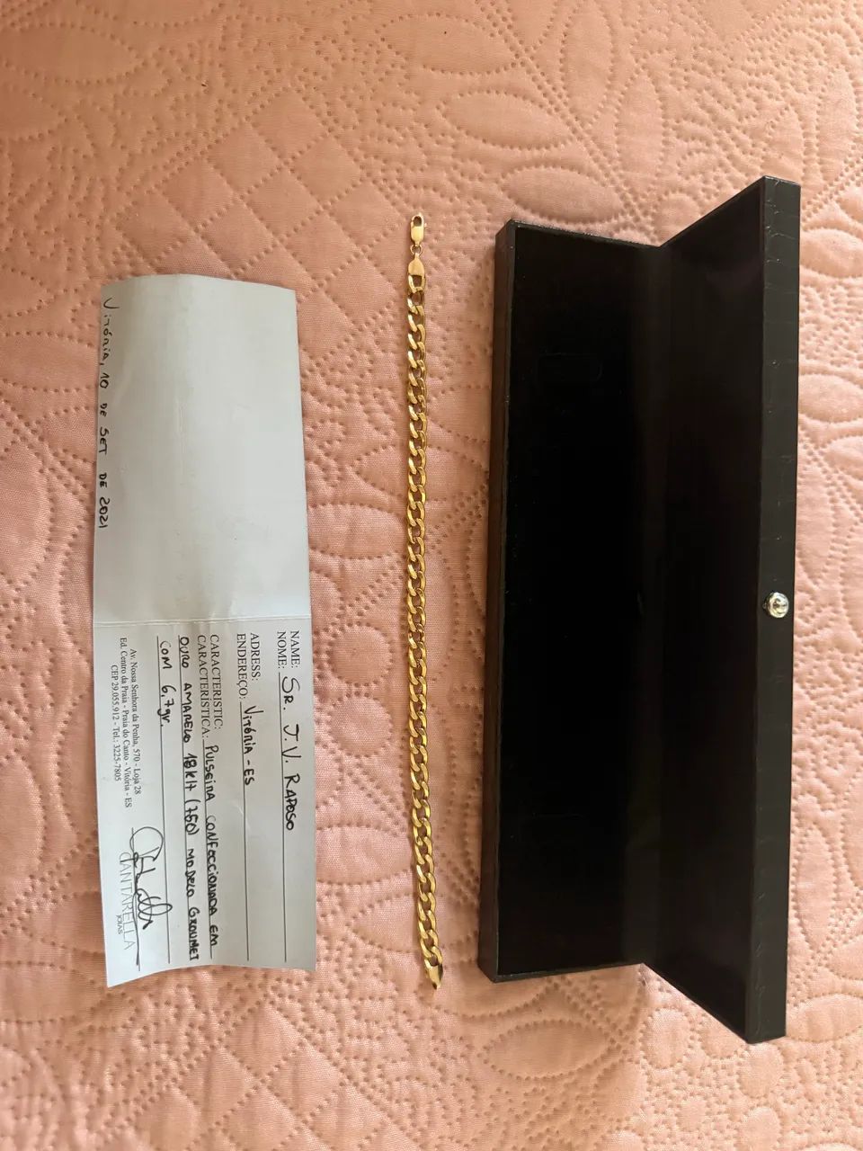 Pulseira de ouro 18k - Foto 3