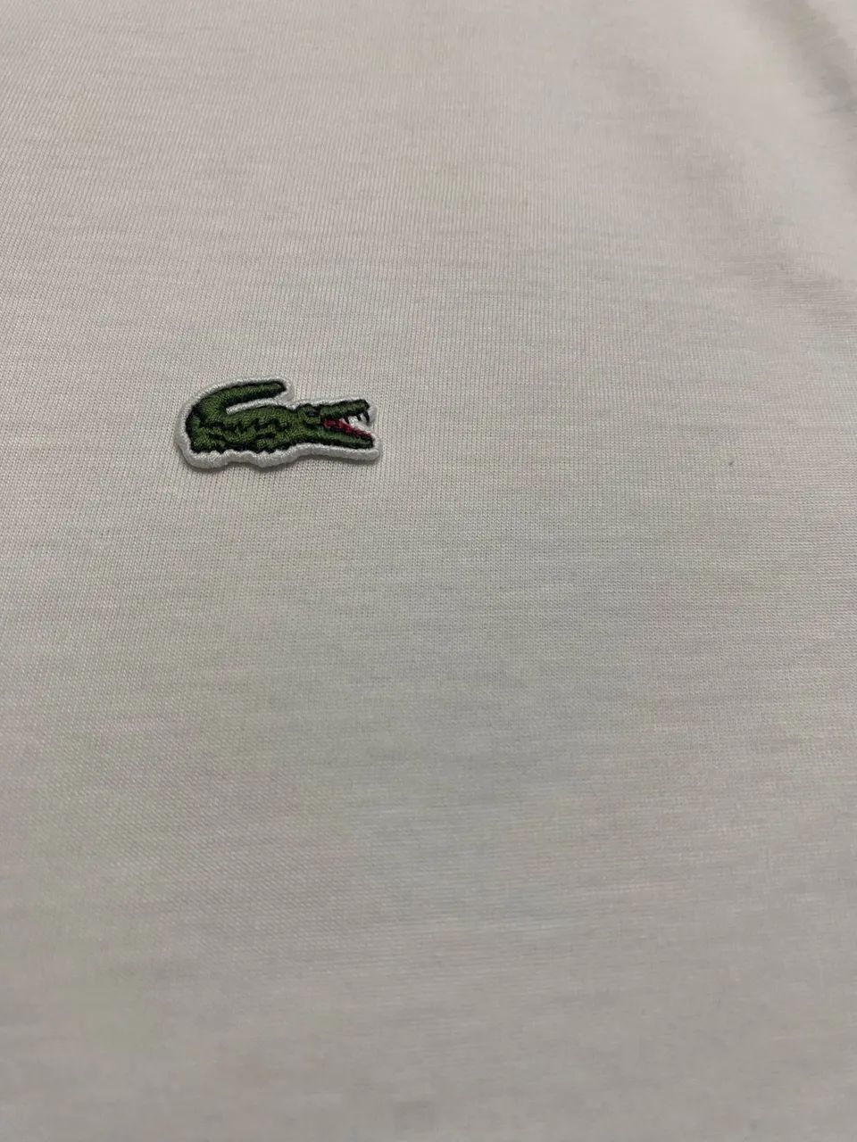 Camiseta LACOSTE original, branca GG