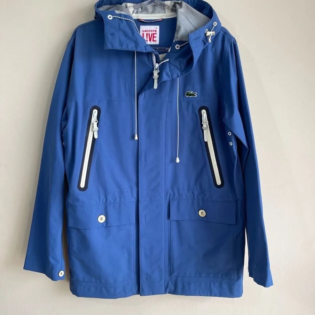 Parka azul  zero detalhes  - Foto 5