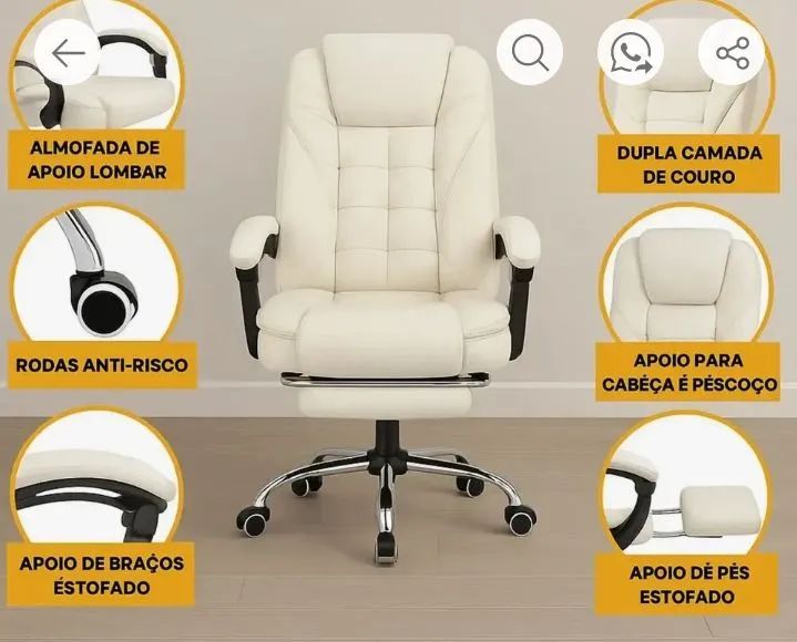 Cadeira de escritório NOVA - Foto 2