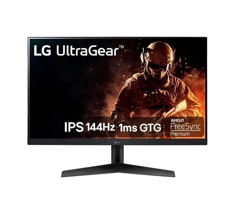 Monitor LG UltraGear 24", 144Hz, IPS, Full HD, 1ms GtG - Foto 3