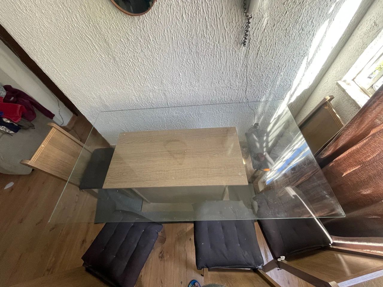 Mesa de vidro - 6 lugares - Foto 4