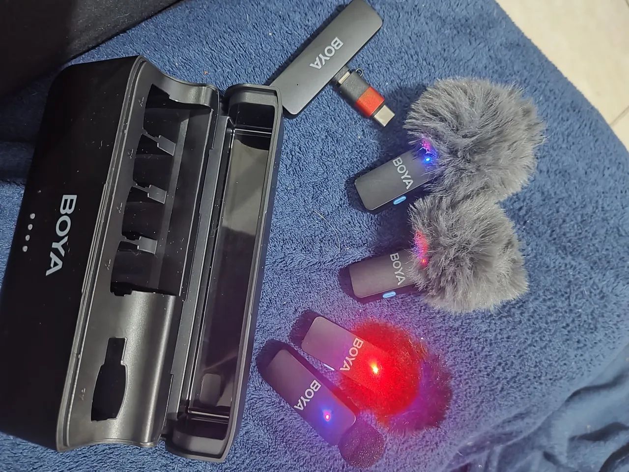 Microfone boya 4 lapelas  - Foto 3