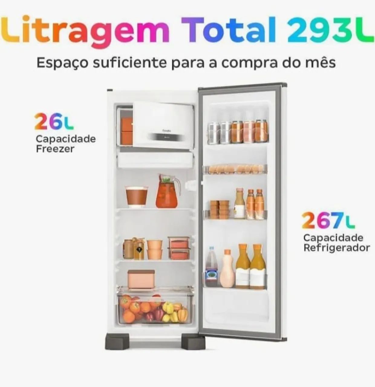 "Vende-se geladeira Esmaltec inverter nova" - Foto 3