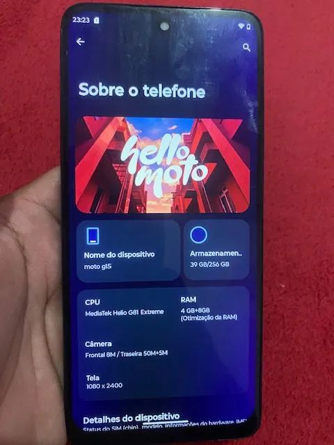 Vendo moto g15 256gb funcionando perfeitamente  - Foto 4