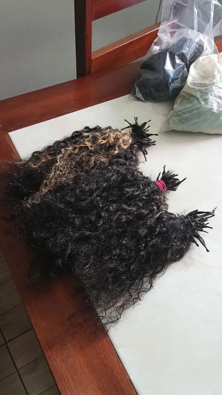 Aplique de cabelo humano 