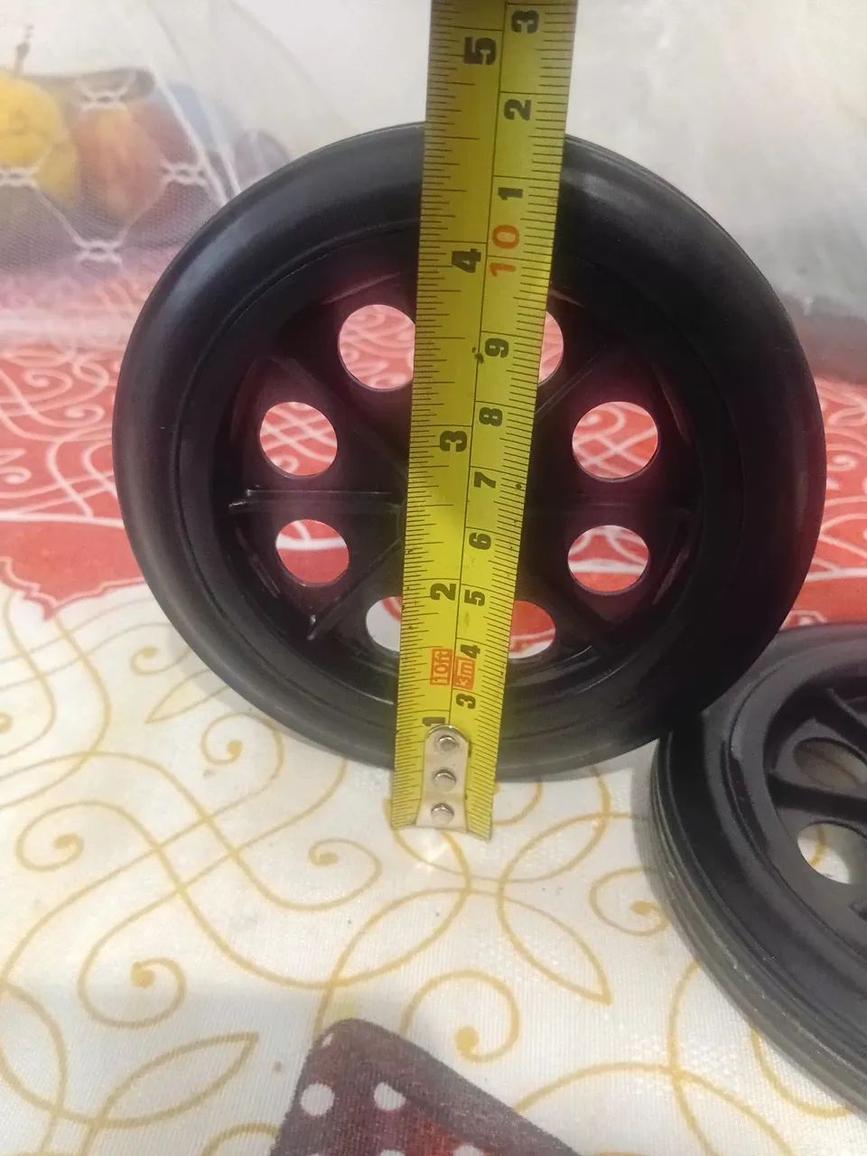 Rodízio para carrinho de feira - Par 