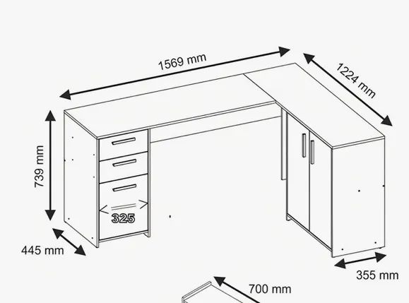 Mesa para escritório  - Foto 3