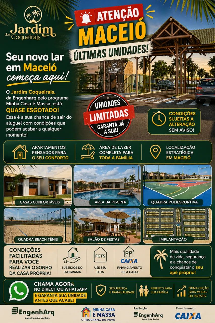 Conheça o Jardim Coqueirais, um empreendimento da Engenharq pelo programa Minha Casa é Mas - Foto 2