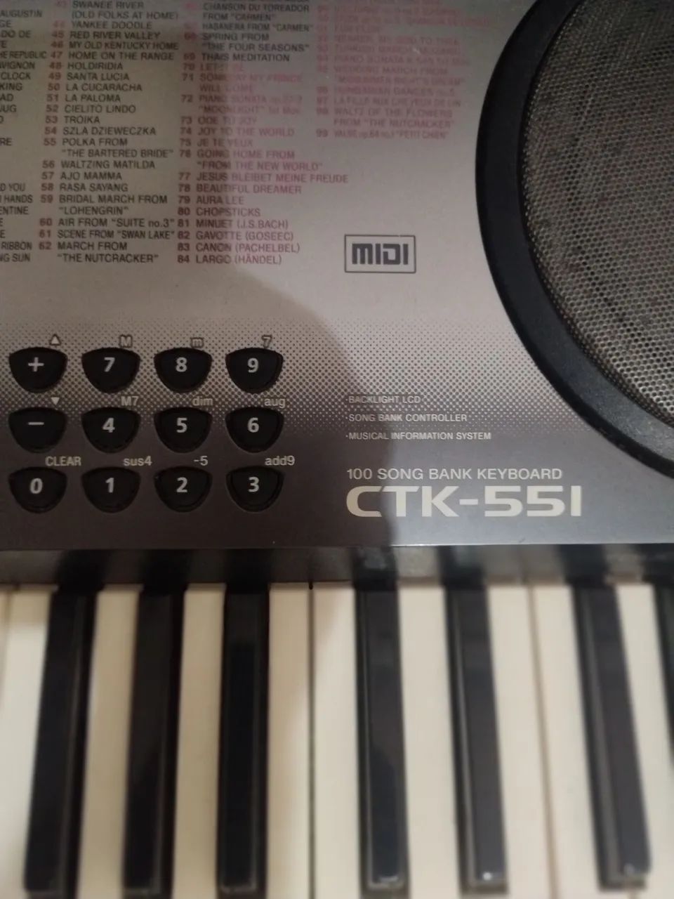 Teclado Cássio CTK-551/cinco oitavas, completo  - Foto 3