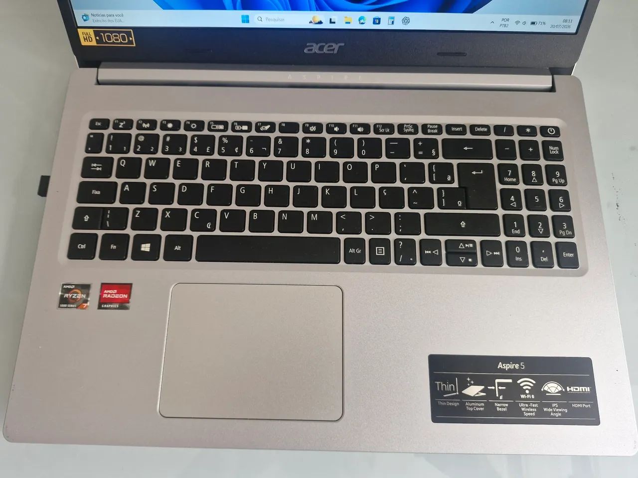 Notebook acer Aspire A515-45  - Foto 2