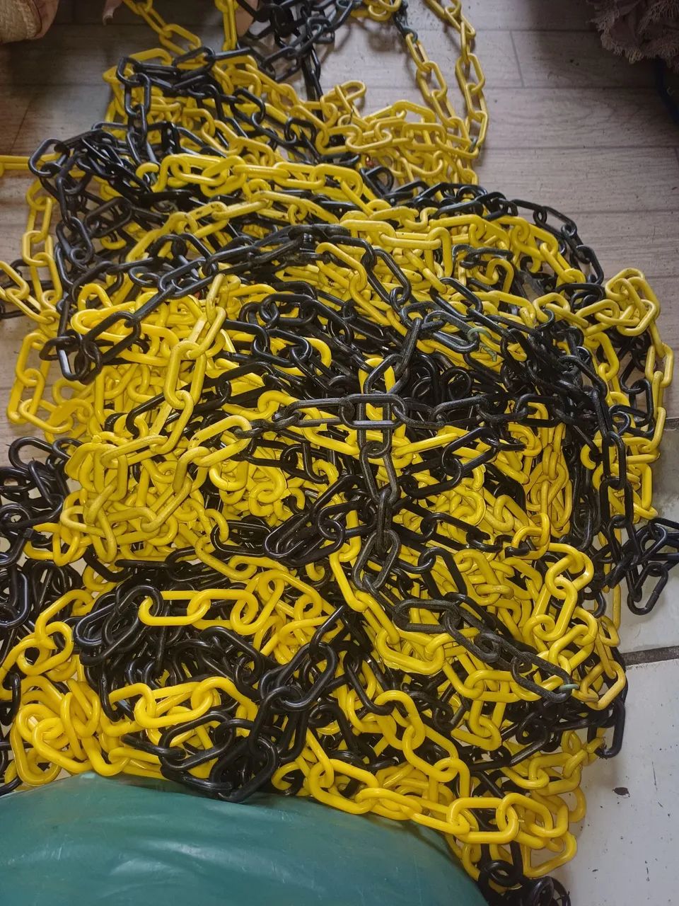 Corrente plastica segurança  