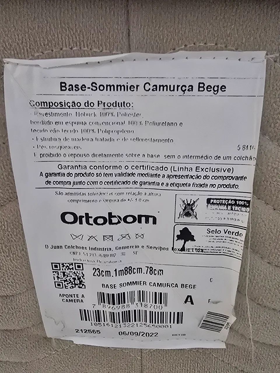 Cama box solteiro ortobom - Foto 3