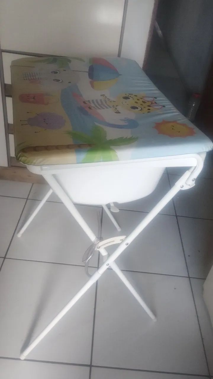 Banheira e trocador 