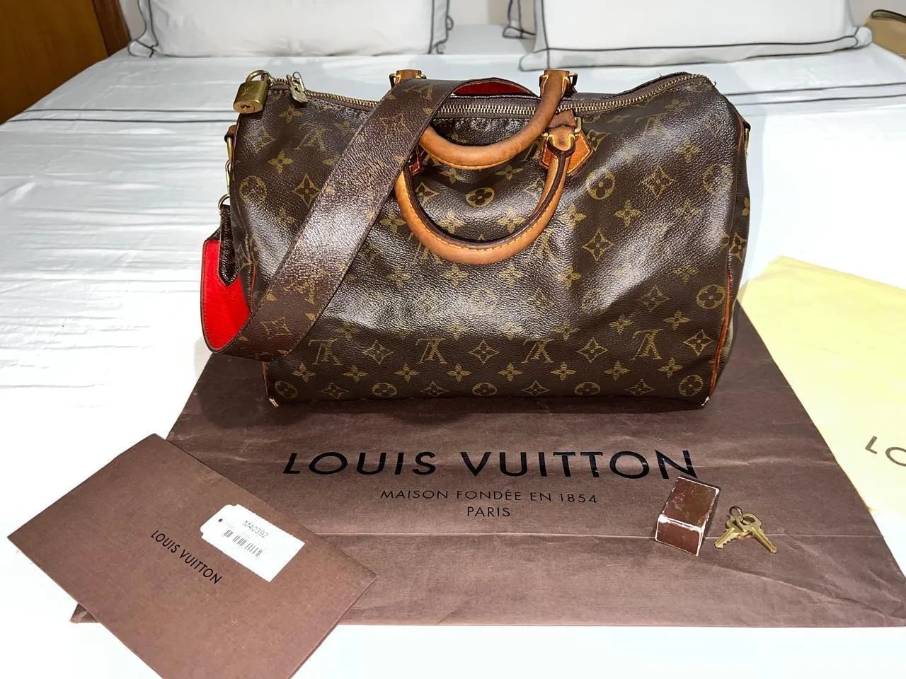 Louis Vuitton Speedy 35 Monogram Original - Com Alça - Foto 2