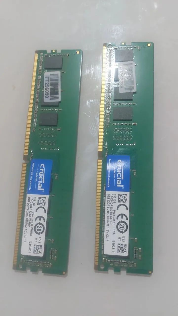 Memória crucial ddr4