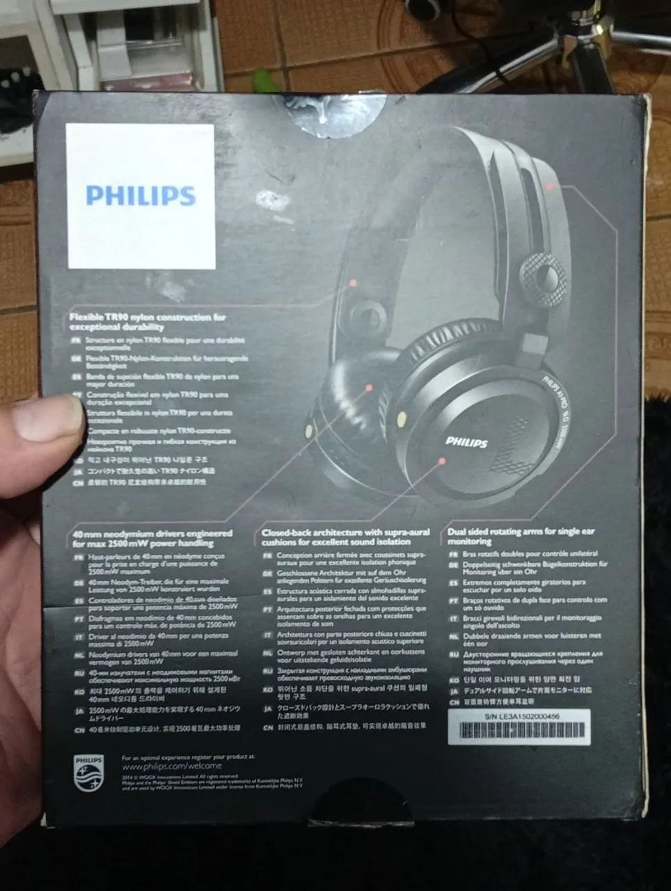 Fone profissional Philips A1 pró  - Foto 2