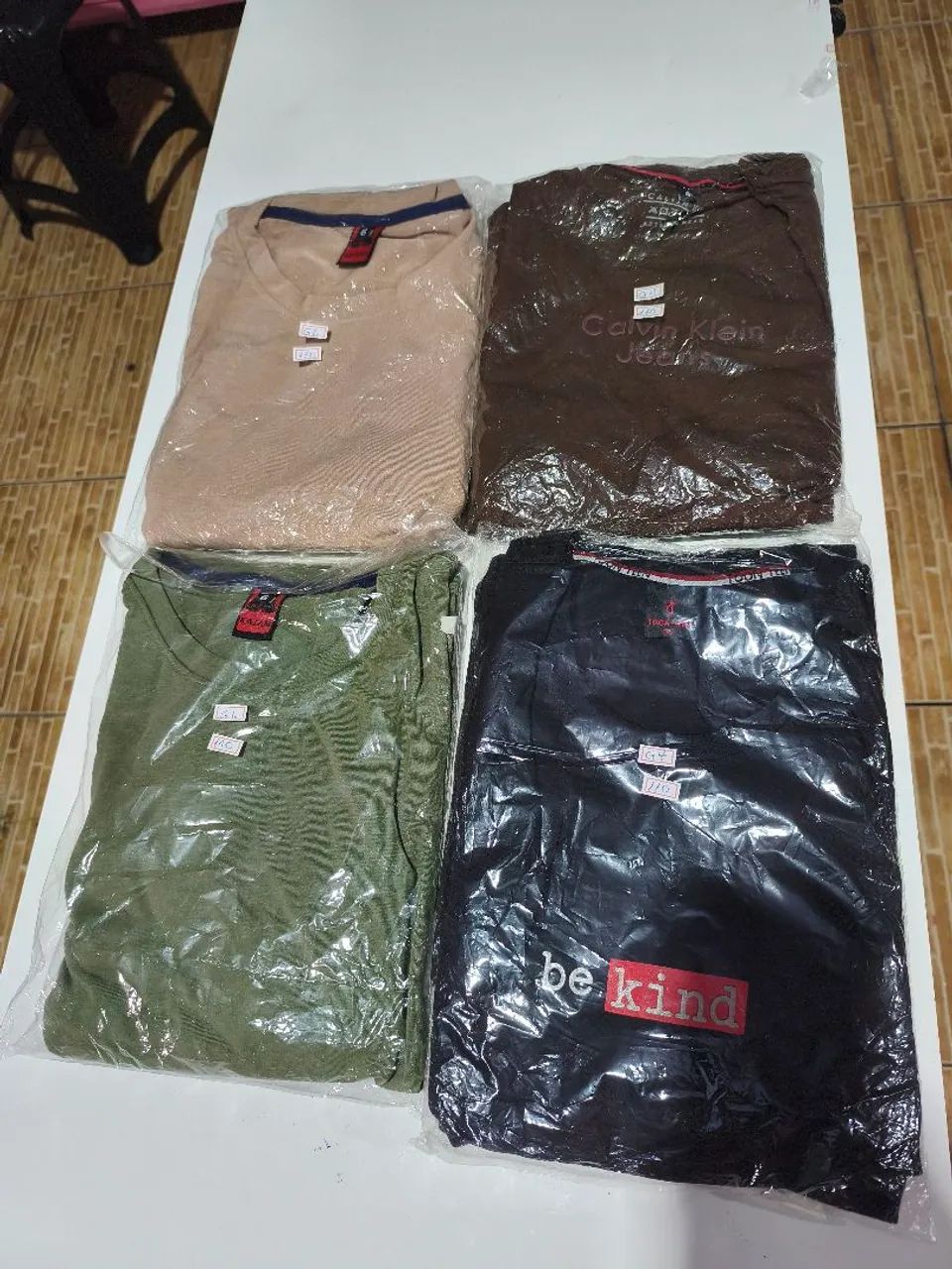Camisas de algodão G1 a G7  - Foto 4