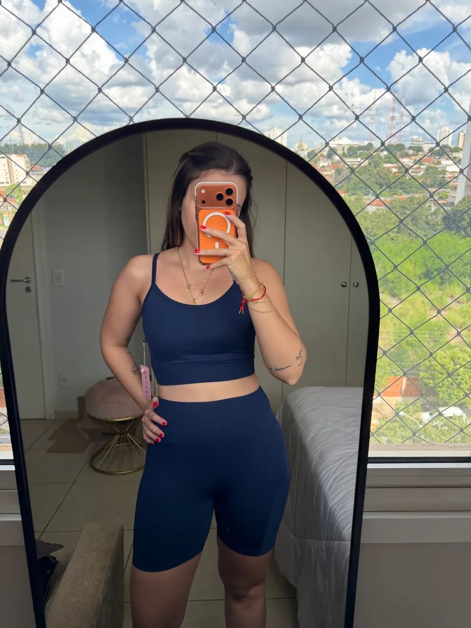 Conjunto com bolso em poliamida - Foto 2
