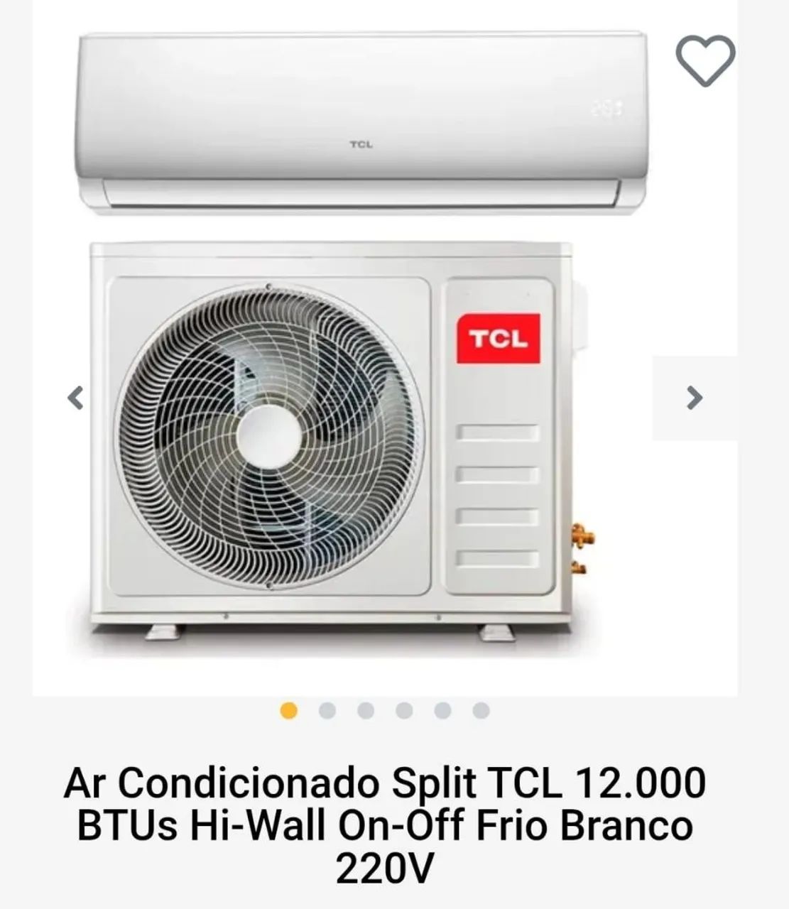 Ar condicionado TCL 12mil BTUs  - Foto 2