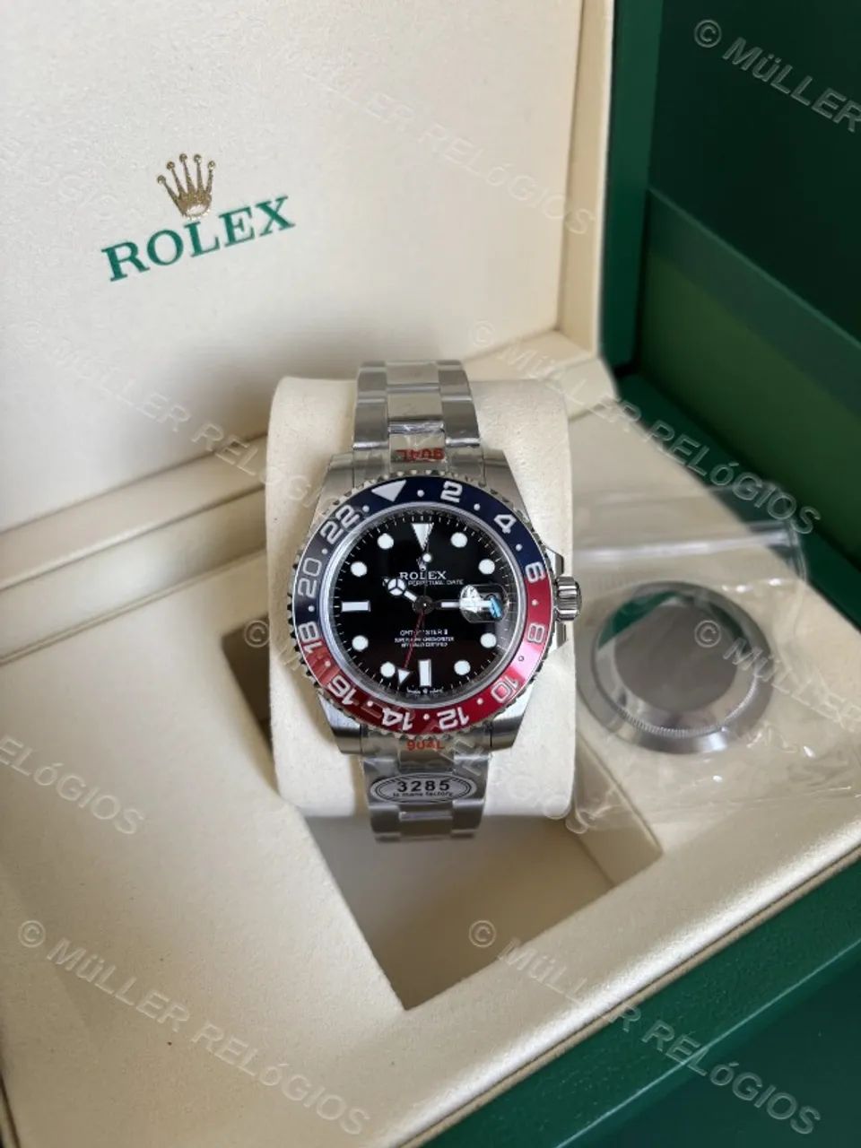 Rolex Clone GMT Master + Caixa - Foto 2