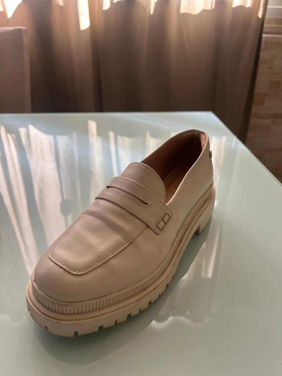 MOCASSIM OFF WHITE - TAMANHO 37 