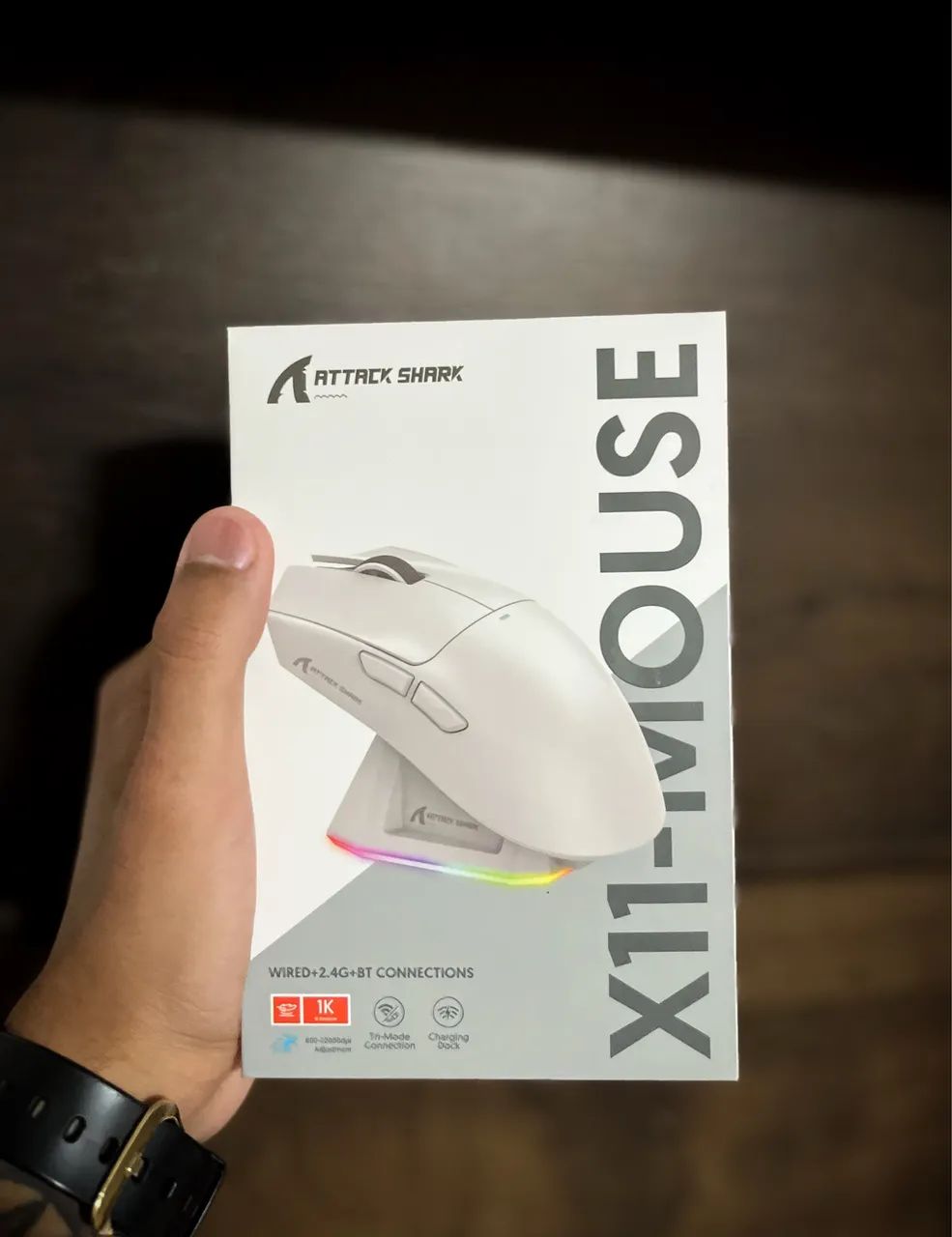 Mouse Attack Shark X11 - Preto