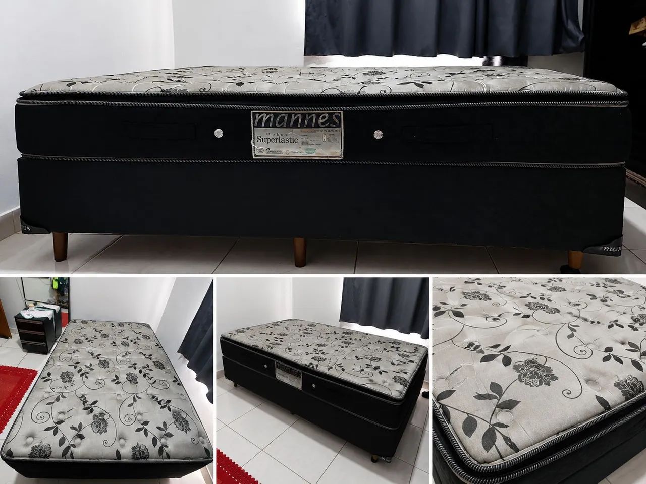 Cama de casal box top 