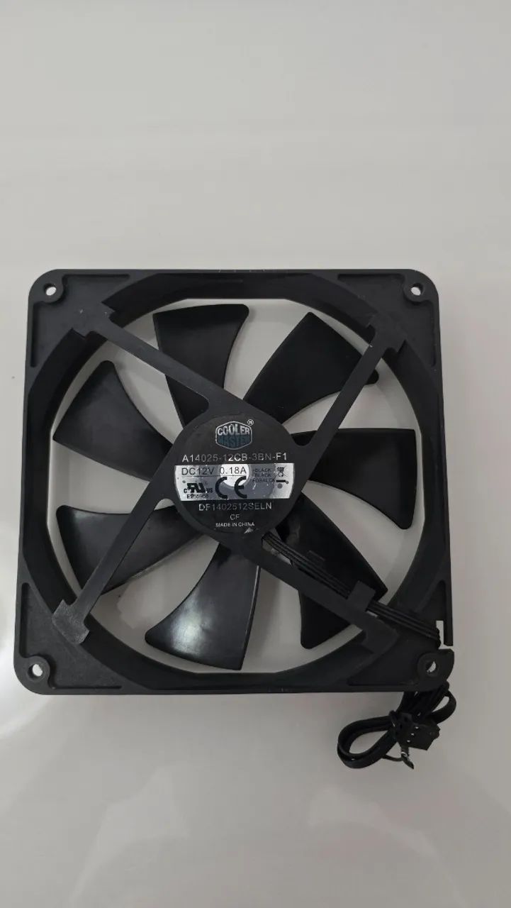 Ventoinha / fan cooler master 140mm - Foto 5