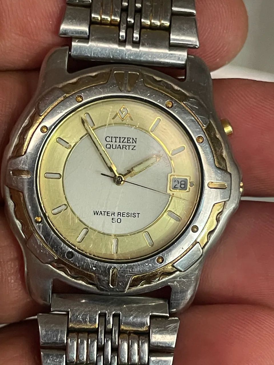 Relógio Citizen Quartz 6210 com iluminação  - Foto 2