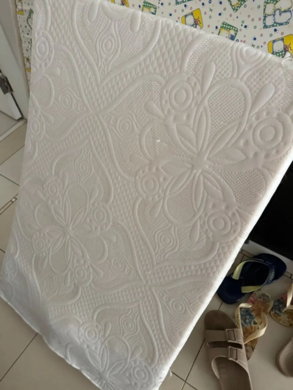 Vendo colchão para berço e para mini berço kit  - Foto 4