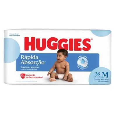 Fralda Huggies M 4 pacotes - Foto 2
