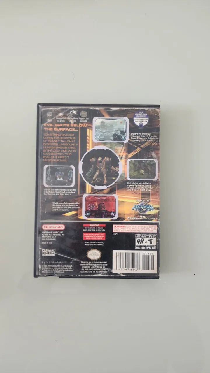 jogo metroid prime com bonus disk gamecube completo com manuais - Foto 3