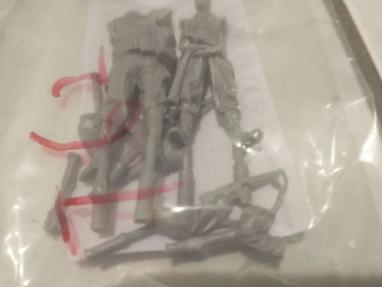 Soldadinhos de resina e plastico escala 1/35