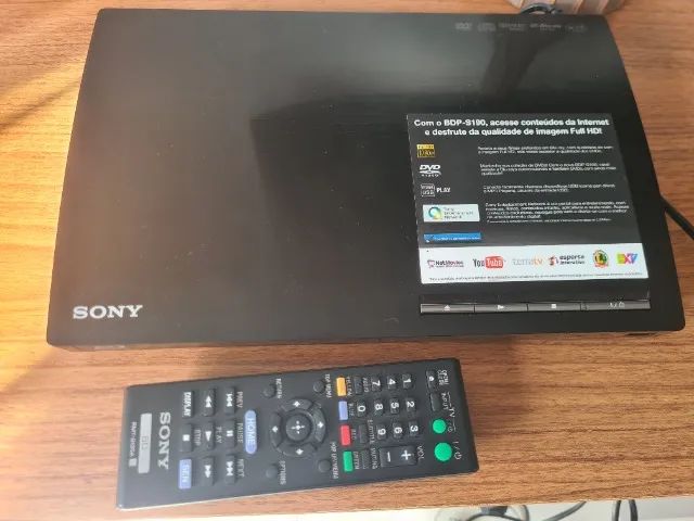 Sony Blu-Ray Disc BDP-S190 - R$ 200,00