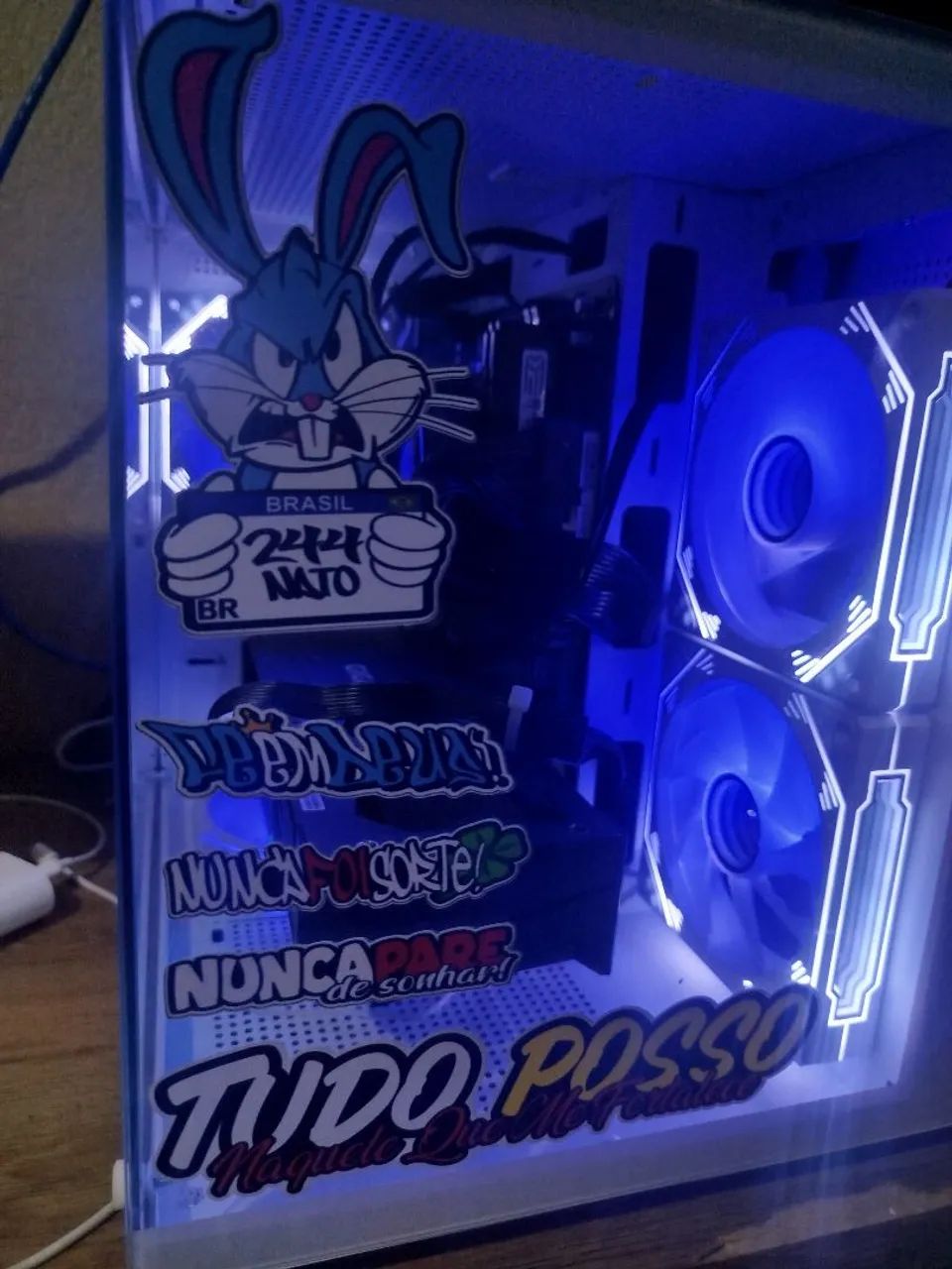Pc gamer com rx 7600+monitor e acessórios  - Foto 2