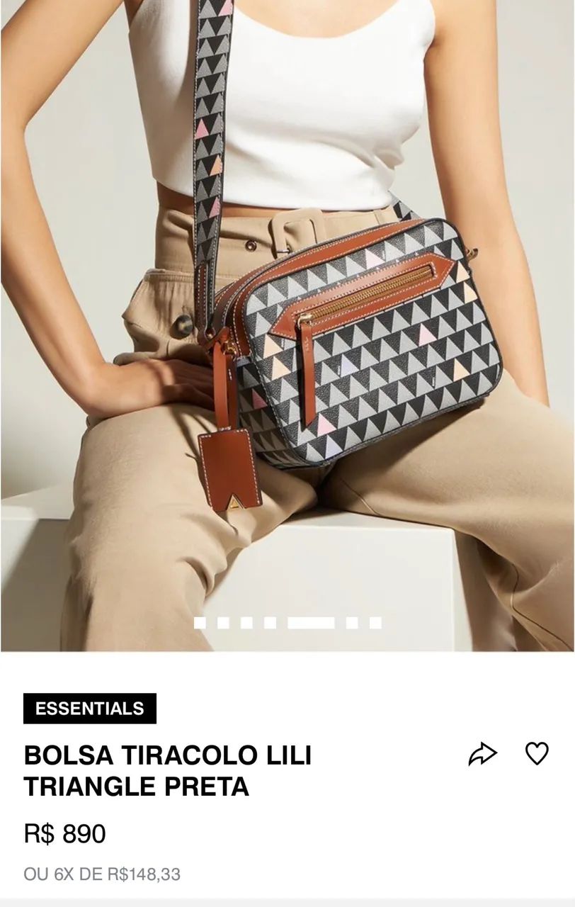 Bolsa Schutz Coleção Triangle - Foto 5