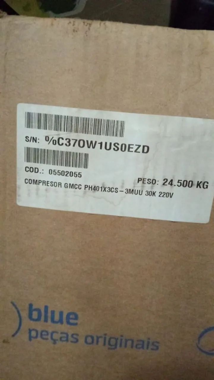 Compressor 30 mil BTUs zero,na borracha  - Foto 3