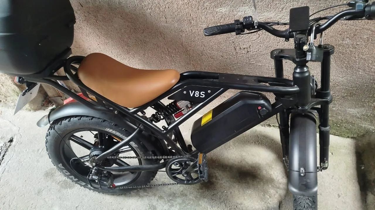 Bike elétrica/semi nova  - Foto 2